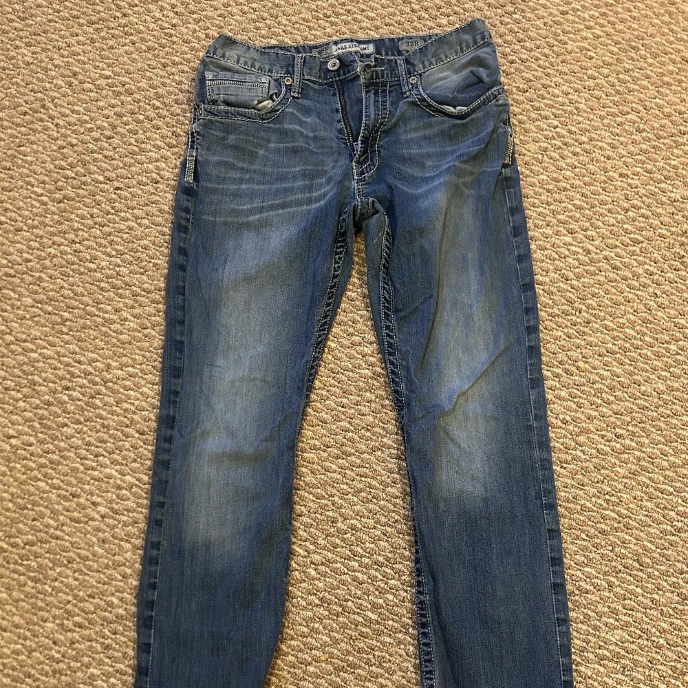 Buckle BKE Jake - Straight Leg Jeans - Blue Denim